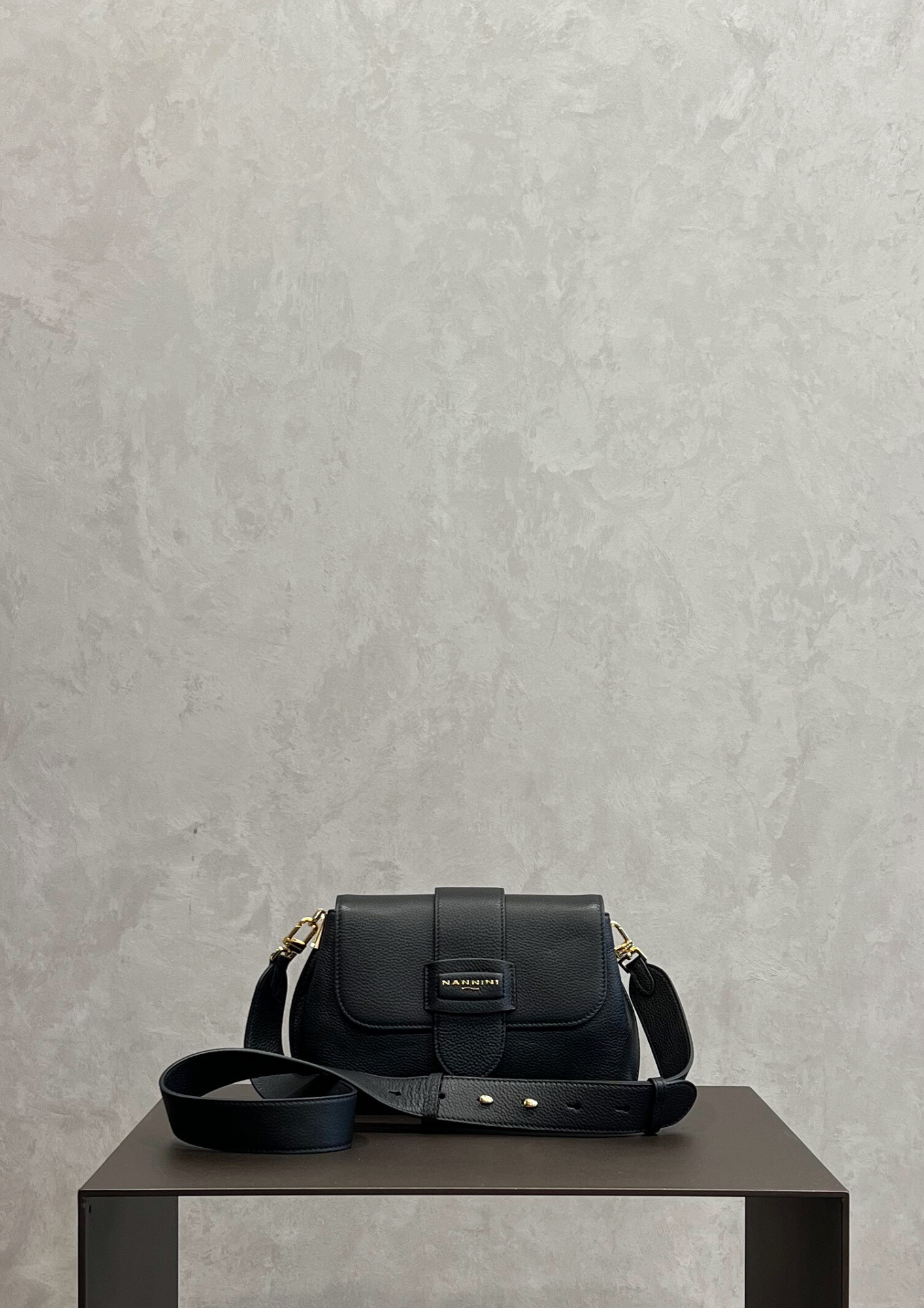Borsa con patta Nannini Keira in pelle