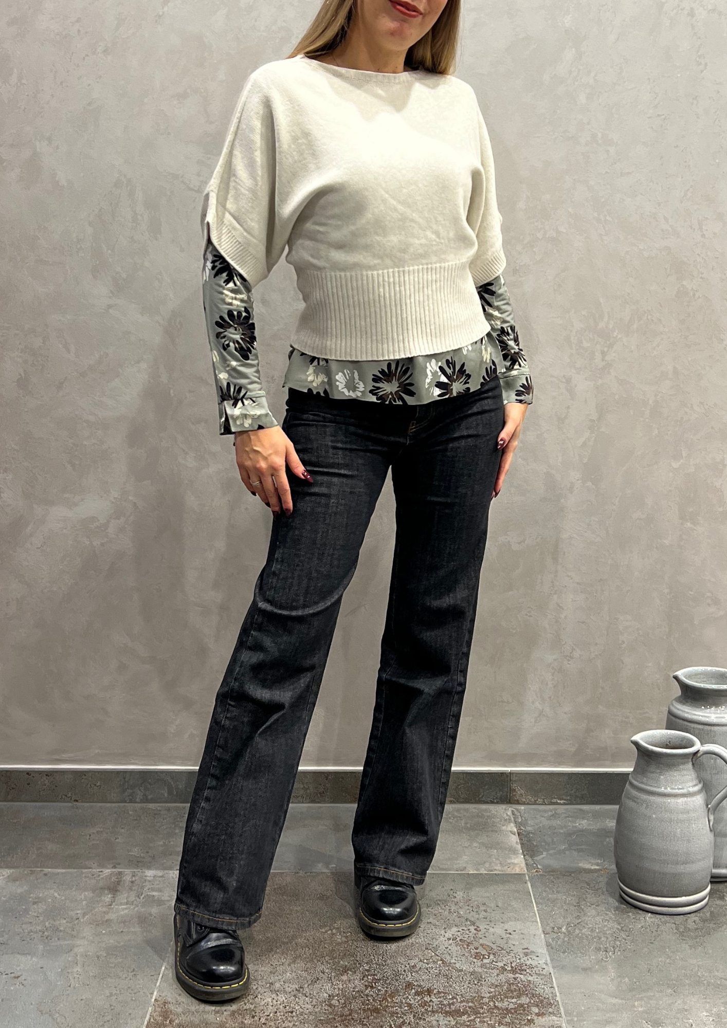 Maglia in Dolby pipistrello mezza manica