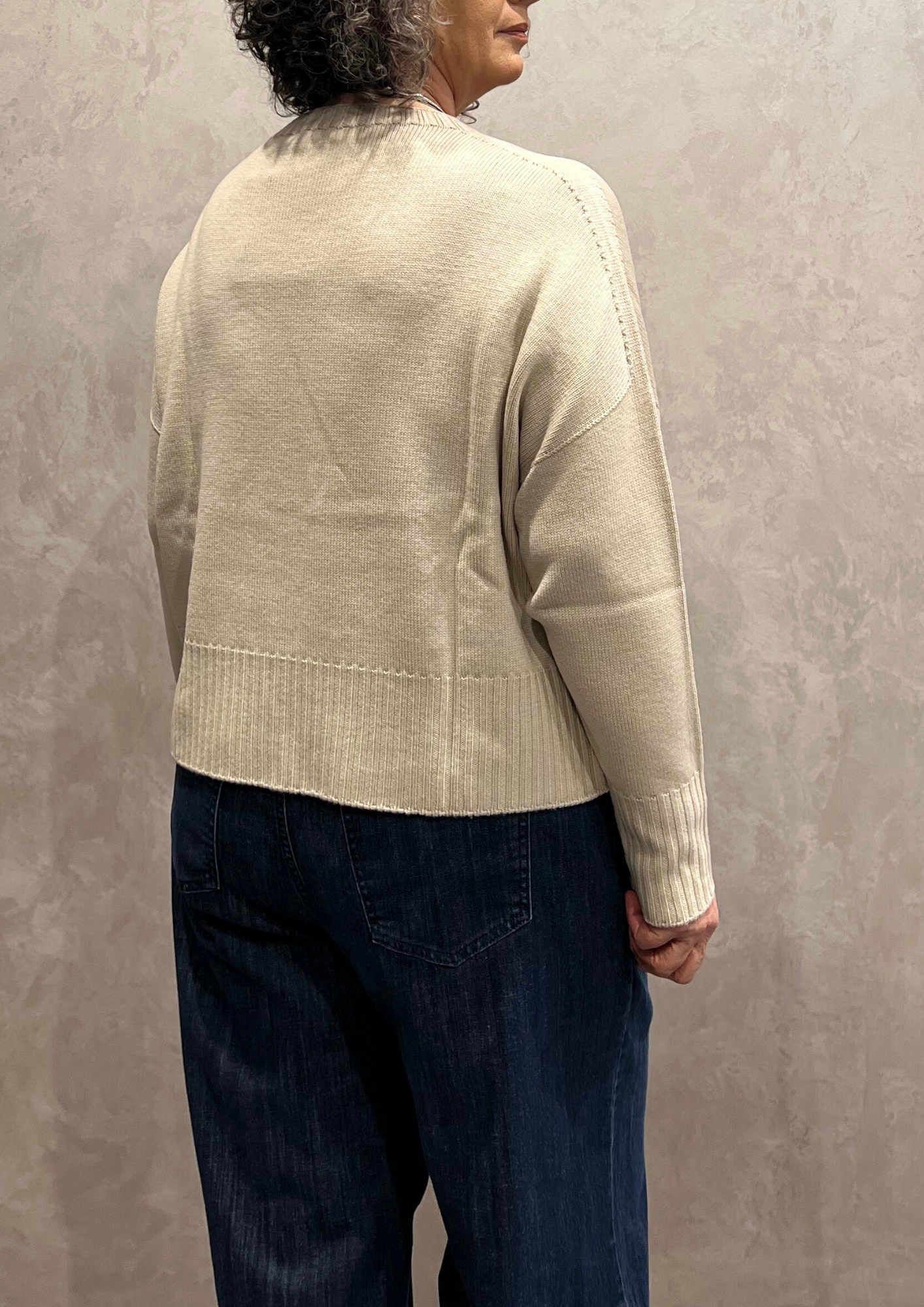 Maglia in pura lana vergine a scatola