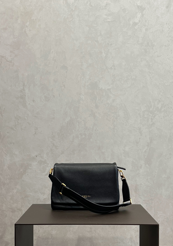 Borsa a spalla Nannini Bice in pelle con tracolla