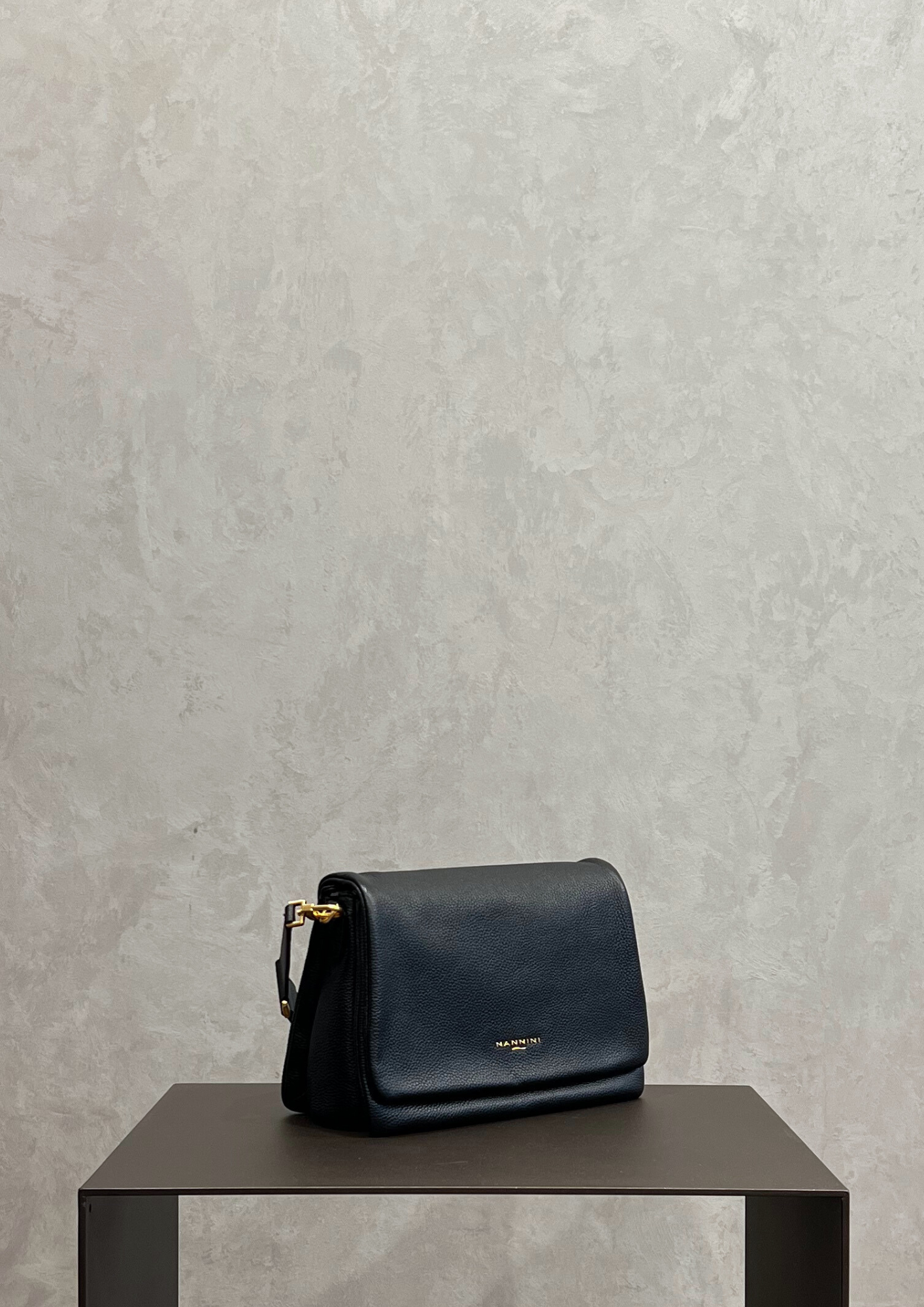 Borsa a spalla Nannini Bice in pelle con tracolla